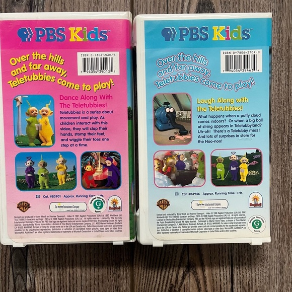 Teletubbies VHS Lot - Dance with Teletubbies- Funny DayTeletubbies PBS KIDS - Picture 2 of 5